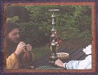 Shisha w przygotowaniu.